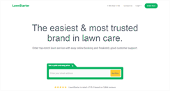 Desktop Screenshot of lawnstarter.com